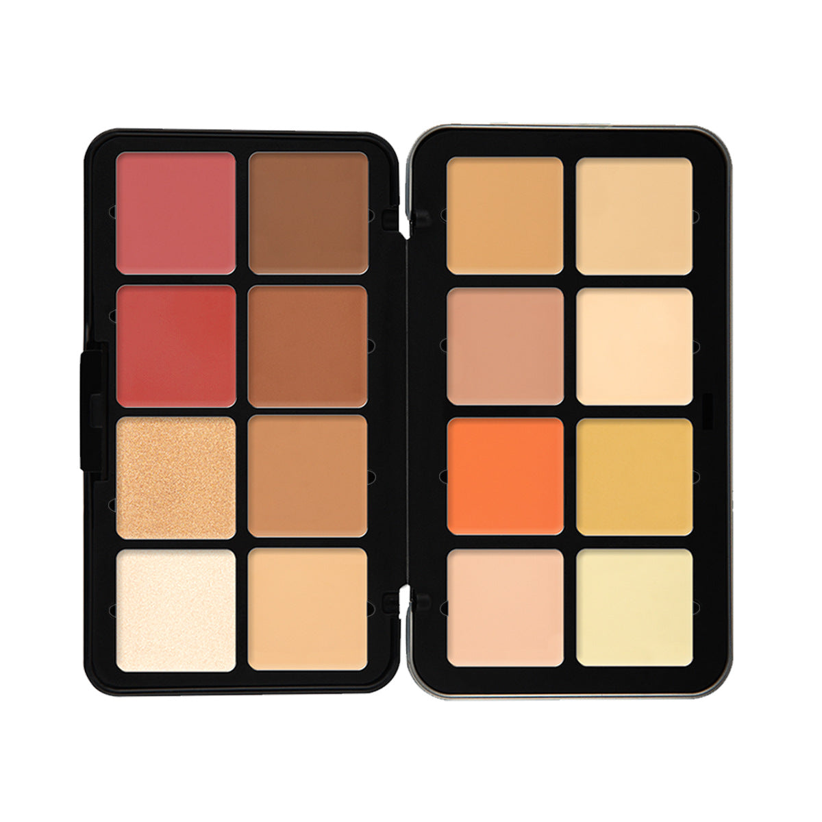 Cross-border Hot 12-color Blusher Plate Matte Shimmer High-gloss Multi-color Cream Blush Plate